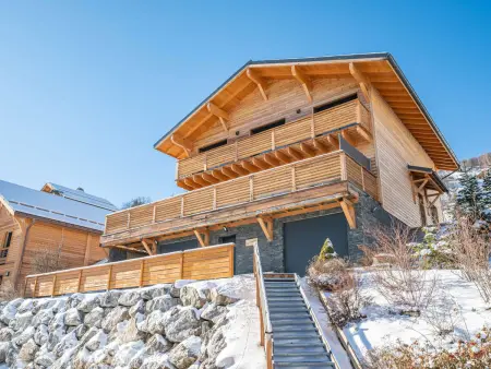 Chalet moderne à Pra Loup - 16 personnes, jacuzzi, parking - Photo 13