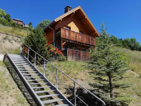 Chalet montagnard 10 pers., Pra Loup, balcon & cheminée - Photo 5