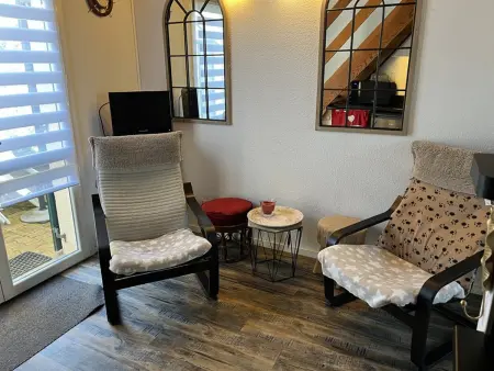 Charmante maisonnette 2 pers. avec jardinet, terrasse et BBQ à 500m de la plage, animaux acceptés - Photo 1