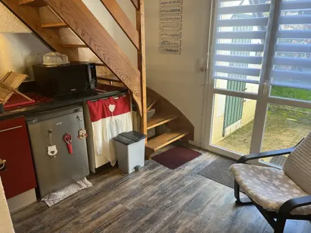 Charmante maisonnette 2 pers. avec jardinet, terrasse et BBQ à 500m de la plage, animaux acceptés - Photo 9