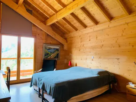Chalet moderne 4 chambres, 10 pers, terrasse sud, vue montagne, près de Pra Loup - Photo 7