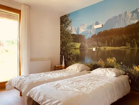 Chalet moderne 4 chambres, 10 pers, terrasse sud, vue montagne, près de Pra Loup - Photo 8