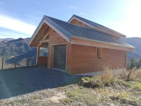 Chalet moderne 4 chambres, 10 pers, terrasse sud, vue montagne, près de Pra Loup - Photo 14