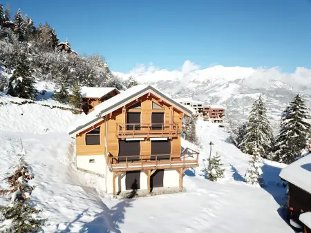 Chalet moderne 4 chambres, 10 pers, terrasse sud, vue montagne, près de Pra Loup - Photo 15