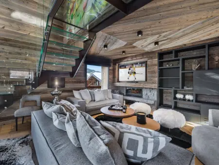 Chalet de luxe avec jacuzzi, salle cinéma et piscine au centre de Megève - Photo 5