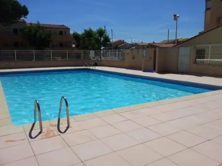 Villa 2 pièces mezzanine, piscine, proche plage, 2 terrasses, BBQ, parking, calme. - Photo 23