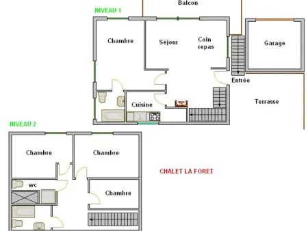 Chalet proche pistes, cheminée, animaux acceptés, garage, WIFI - Photo 13