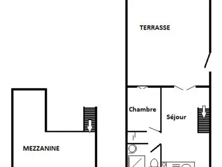 Villa T2 Mezzanine, Clim, Parking, 6 pers., proche plage - Photo 11