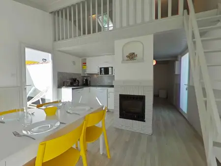 Maison cosy avec mezzanine, piscine chauffée, proche mer - 4 couchages - parking privatif - Photo 6