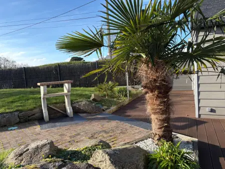 Charmante maison bretonne avec jardin clos, parking, WiFi, à 900m de la plage - Trégastel - Photo 8
