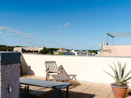 Pavillon T3 rénové avec piscine, parking, vue nature - 4 pers. - Narbonne Plage - Photo 12
