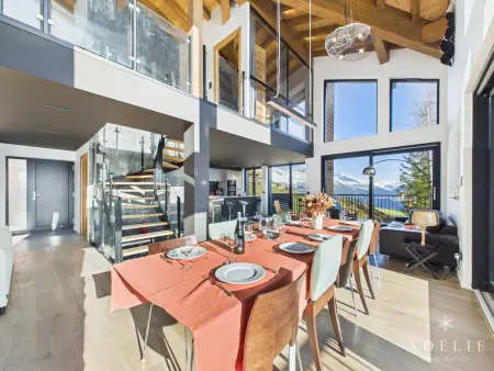 Luxueux chalet avec piscine, sauna et parking à La Rosière pour 10 personnes - Photo 6