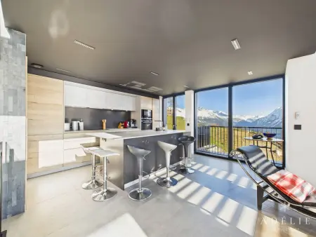 Luxueux chalet avec piscine, sauna et parking à La Rosière pour 10 personnes - Photo 9