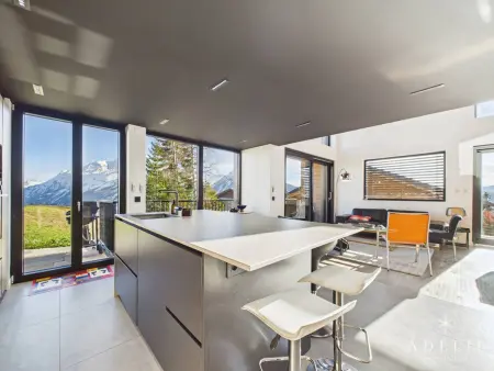 Luxueux chalet avec piscine, sauna et parking à La Rosière pour 10 personnes - Photo 12