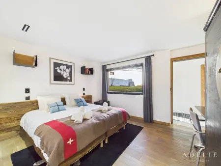 Luxueux chalet avec piscine, sauna et parking à La Rosière pour 10 personnes - Photo 16