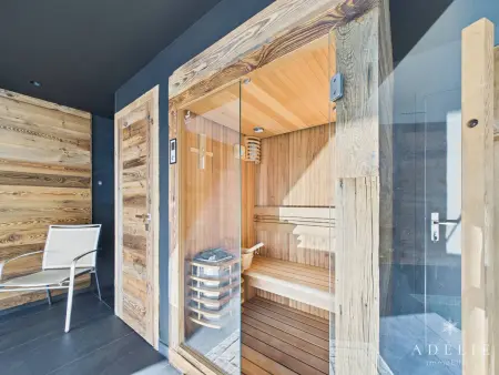 Luxueux chalet avec piscine, sauna et parking à La Rosière pour 10 personnes - Photo 32