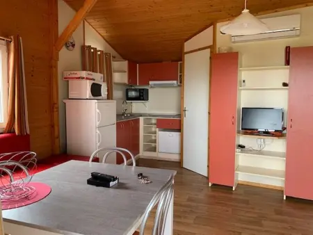 Chalet climatisé pour 6, calme avec piscine et parking - Photo 1