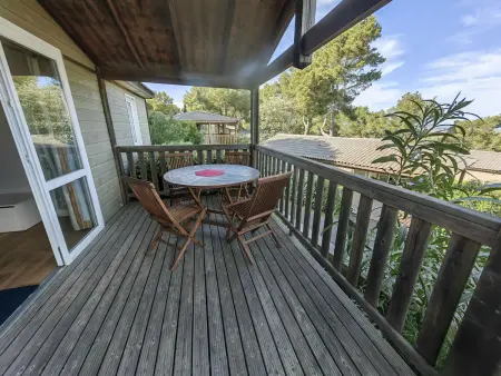 Chalet climatisé pour 6, calme avec piscine et parking - Photo 14