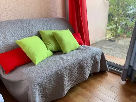 Joli T2 Rez-de-Jardin Avec Piscine et Parking, Maison 4 personnes à Cap d'Agde - Photo 13