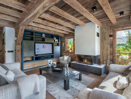 Chalet Luxe 12 Pers. Face aux Pistes avec Skiroom, Garage, Salle de Sport et Services Inclus - Photo 1
