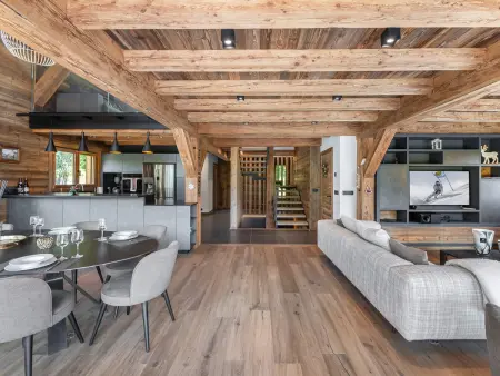 Chalet Luxe 12 Pers. Face aux Pistes avec Skiroom, Garage, Salle de Sport et Services Inclus - Photo 2