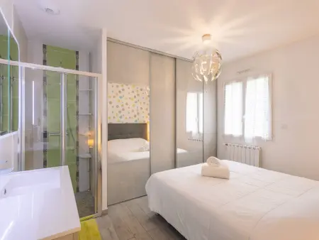 Maison familiale avec jardin clos, 4 pièces, 6 pers, proche plage et commerces, Wifi, parking inclus. - Photo 10