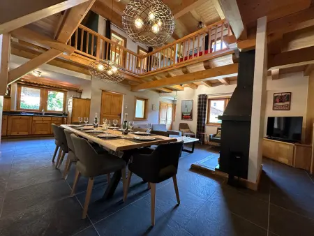 Chalet traditionnel vue montagne - 12 pers., Chalet 14 personnes à Samoëns - Photo 1