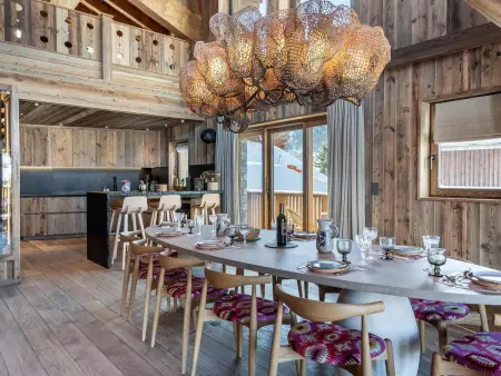 Chalet de luxe neuf avec piscine, jacuzzi, sauna et cinéma à Saint-Martin de Belleville - Photo 5