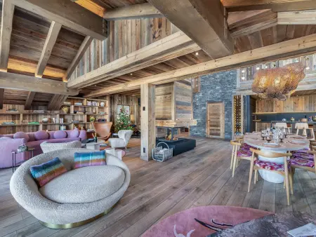 Chalet de luxe neuf avec piscine, jacuzzi, sauna et cinéma à Saint-Martin de Belleville - Photo 6