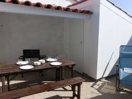 Mais. 2p. Mezzanine, Piscine, BBQ, Près de la Mer - Photo 16