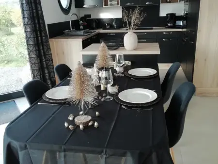 Maison moderne en bois au bord de la forêt à Lessay - Photo 22