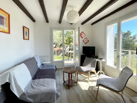 Maison familiale au calme, proche plage, 9 couchages, terrasses, WiFi, garage vélo - Brétignolles-sur-Mer - Photo 7