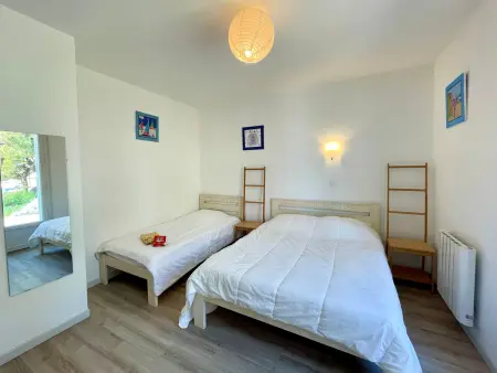 Maison familiale au calme, proche plage, 9 couchages, terrasses, WiFi, garage vélo - Brétignolles-sur-Mer - Photo 14