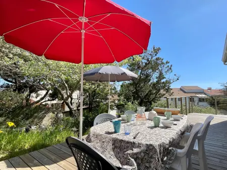 Maison familiale au calme, proche plage, 9 couchages, terrasses, WiFi, garage vélo - Brétignolles-sur-Mer - Photo 15