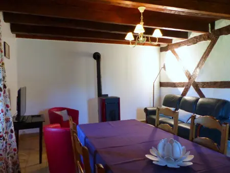 Maison authentique de Sologne avec piscine partagée, jardin et 3 chambres - Photo 6