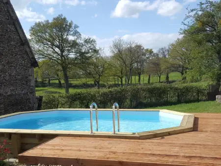 Ancienne longère rénovée avec piscine privative et animaux admis - Photo 28