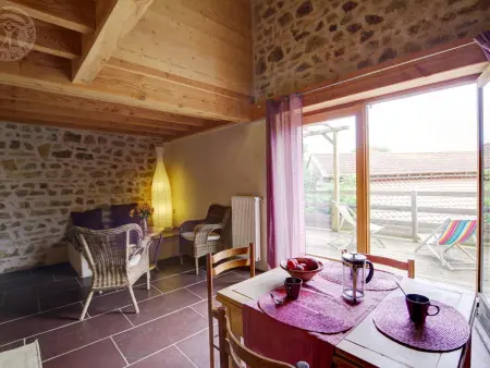 Maison écogîte avec vue campagne - 11 pers., Gite 11 personnes à Saint Romain d'Urfé - Photo 5