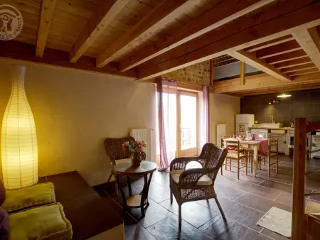 Maison écogîte avec vue campagne - 11 pers., Gite 11 personnes à Saint Romain d'Urfé - Photo 6