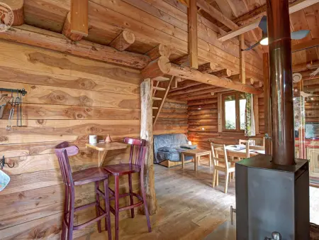 Chalet rustique avec poêle à bois - 3 pers, animaux admis - Photo 3