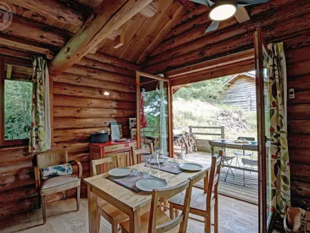 Chalet rustique avec poêle à bois - 3 pers, animaux admis - Photo 5