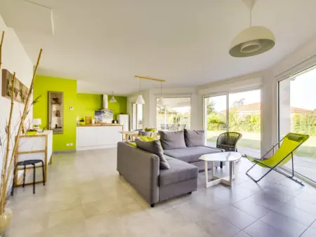 Maison contemporaine Biscarrosse, 7 pers., 3 ch., Wi-Fi, sur terrain 700m², proche activités et plages - Photo 5