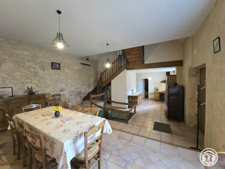 Moulin isolé avec animaux admis, proche Sarlat, Gite 10 personnes à Borrèze - Photo 4