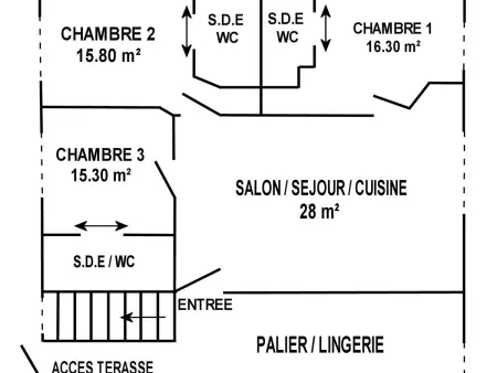 Maison de ville à St Nazaire, près du front de mer, climatisée, 3 chambres avec sdb privatives, WiFi - Photo 10