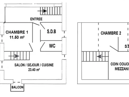 Charmant gîte face mer avec balcon privé, proche Pornic, tout confort assuré - Photo 15