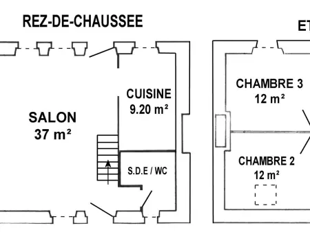 Charmante maison de paludier à Guérande, proche mer, jardin, tyrolienne, WIFI, Canal+, équipements bébé - Photo 12