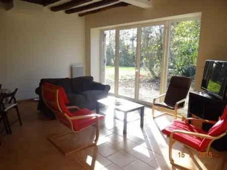 Charmante Ferme Rénovée avec Terrasse à 7 km du Mans, 8 Couchages, TV, Internet, Cuisine Équipée - Photo 1