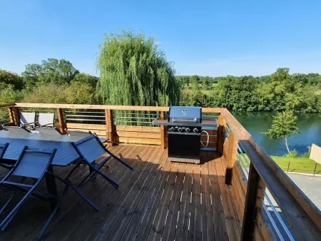 Gîte familial avec piscine privative chauffée, terrasse sur le Loir et proche du Zoo de La Flèche - Photo 6