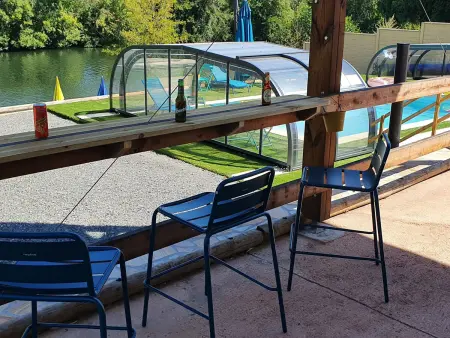 Gîte familial avec piscine privative chauffée, terrasse sur le Loir et proche du Zoo de La Flèche - Photo 7