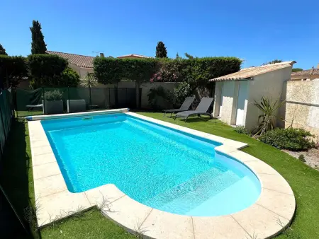 Villa 3 étoiles avec piscine privée, 500m de la plage, 4 chambres pour 6-8 pers. au Grau-du-Roi - Photo 1