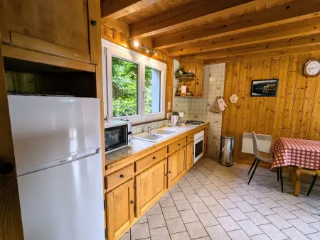Chalet de Montagne Chaleureux avec Cheminée, Terrasse et Proche Ski - Photo 4